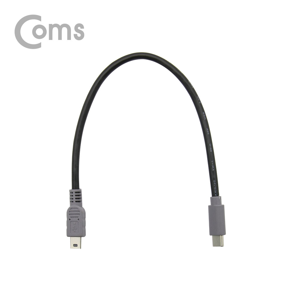 Coms USB 3.1(Type C) 케이블/ Type C(M)/Mini 5P(M) / 20cm
