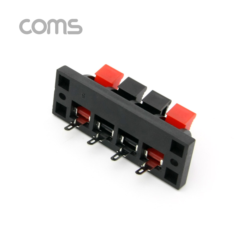 Coms 스피커 앰프 터미널 단자 / 4포트 / 좌2/우2 / DIY 제작용
