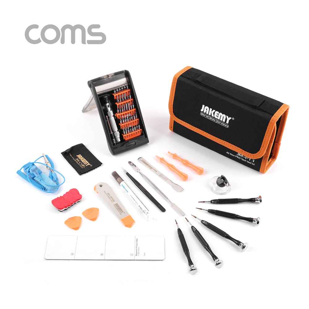 Coms 공구-드라이버세트(All in 1), 스마트폰 분해/조립 키트, JM-P13