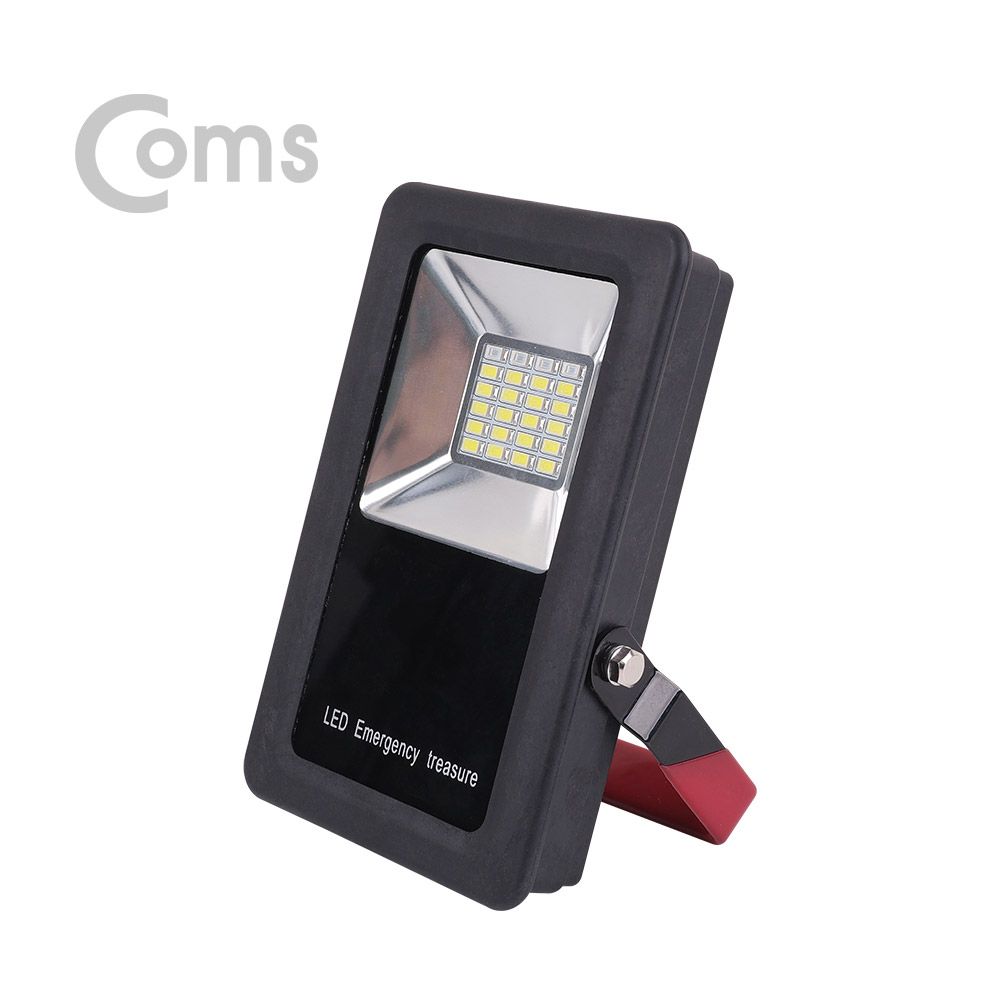 Coms LED 비상등, 24LED/50W / 18650 배터리 한 개 포함