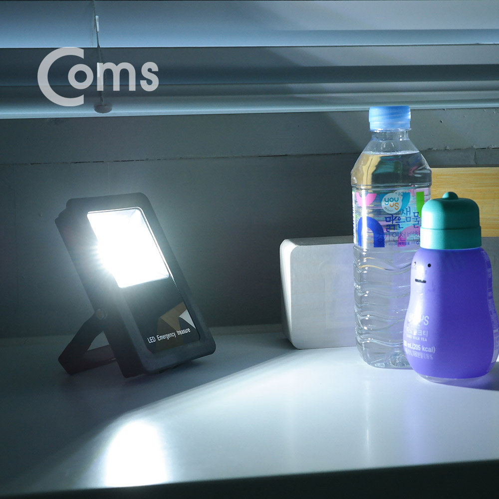 Coms LED 비상등, 24LED/50W / 18650 배터리 한 개 포함