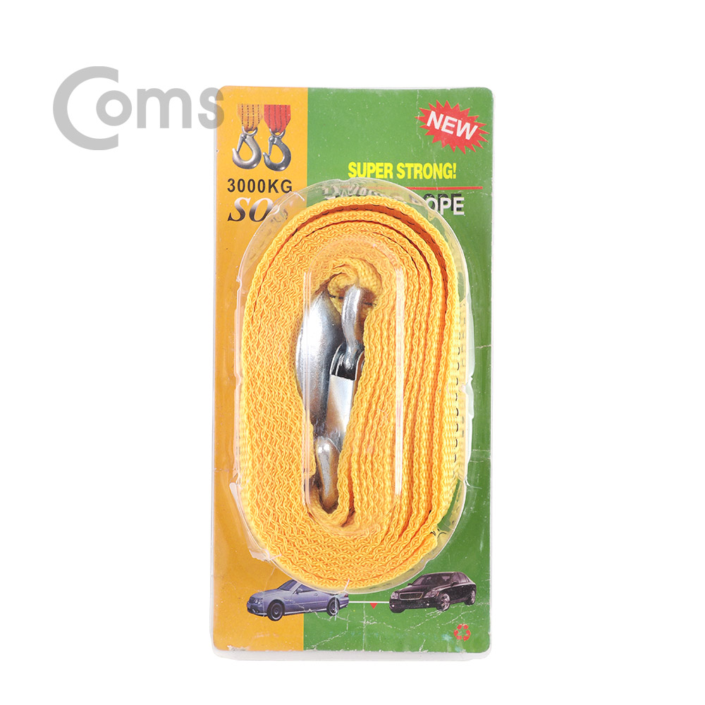 Coms 차량용 견인 로프 3M, 3톤