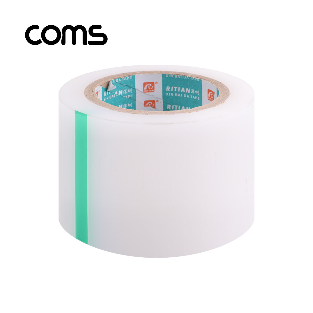 Coms 투명 비닐 테이프 (흠집보호 / 8cm / 68M)