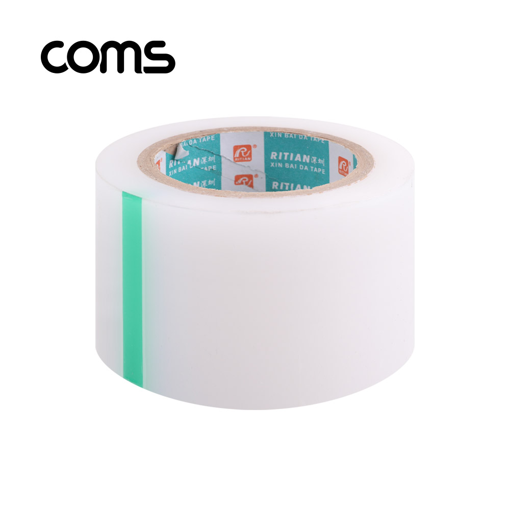 Coms 투명 비닐 테이프 (흠집보호 / 7cm / 68M)