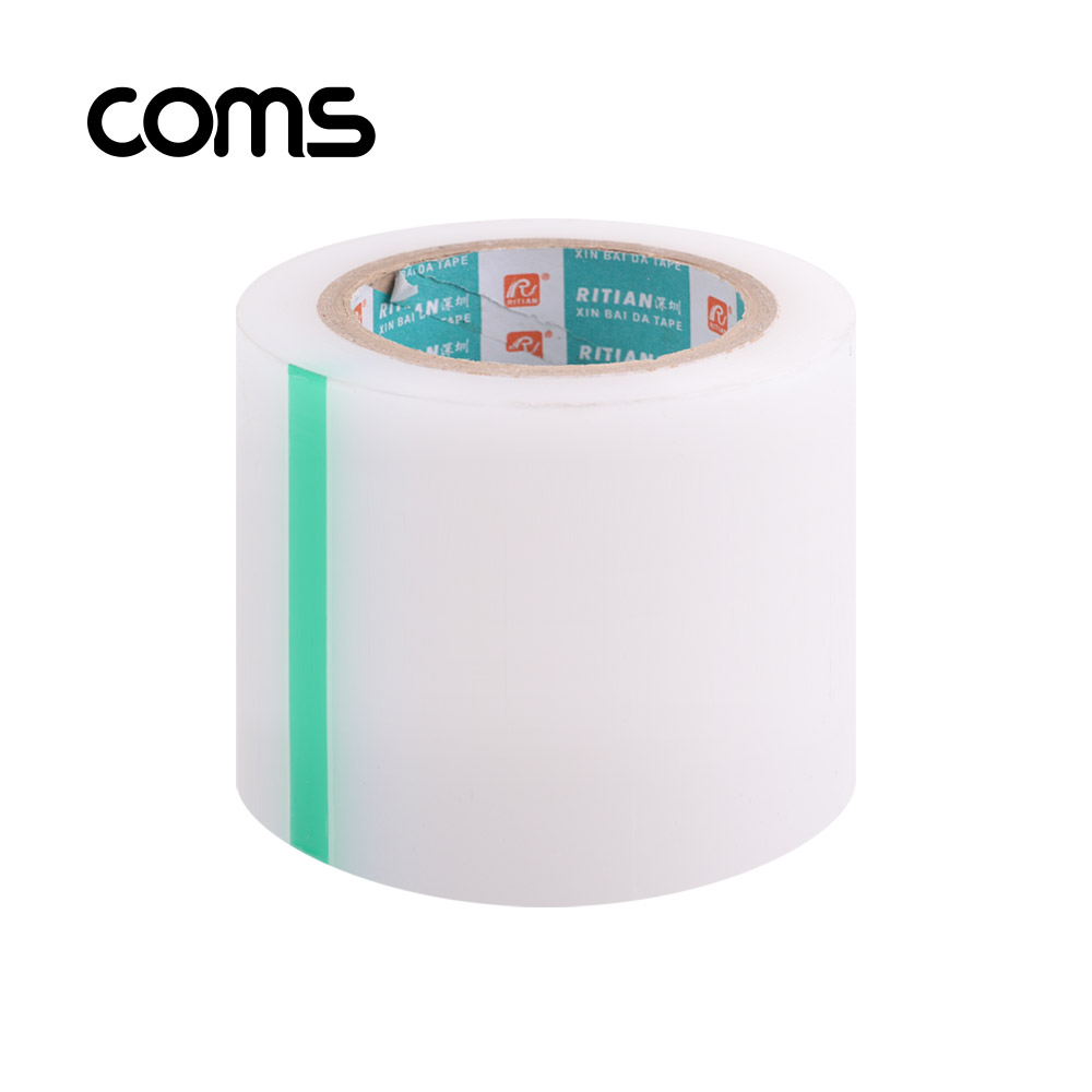 Coms 투명 비닐 테이프 (흠집보호 / 10cm / 68M)