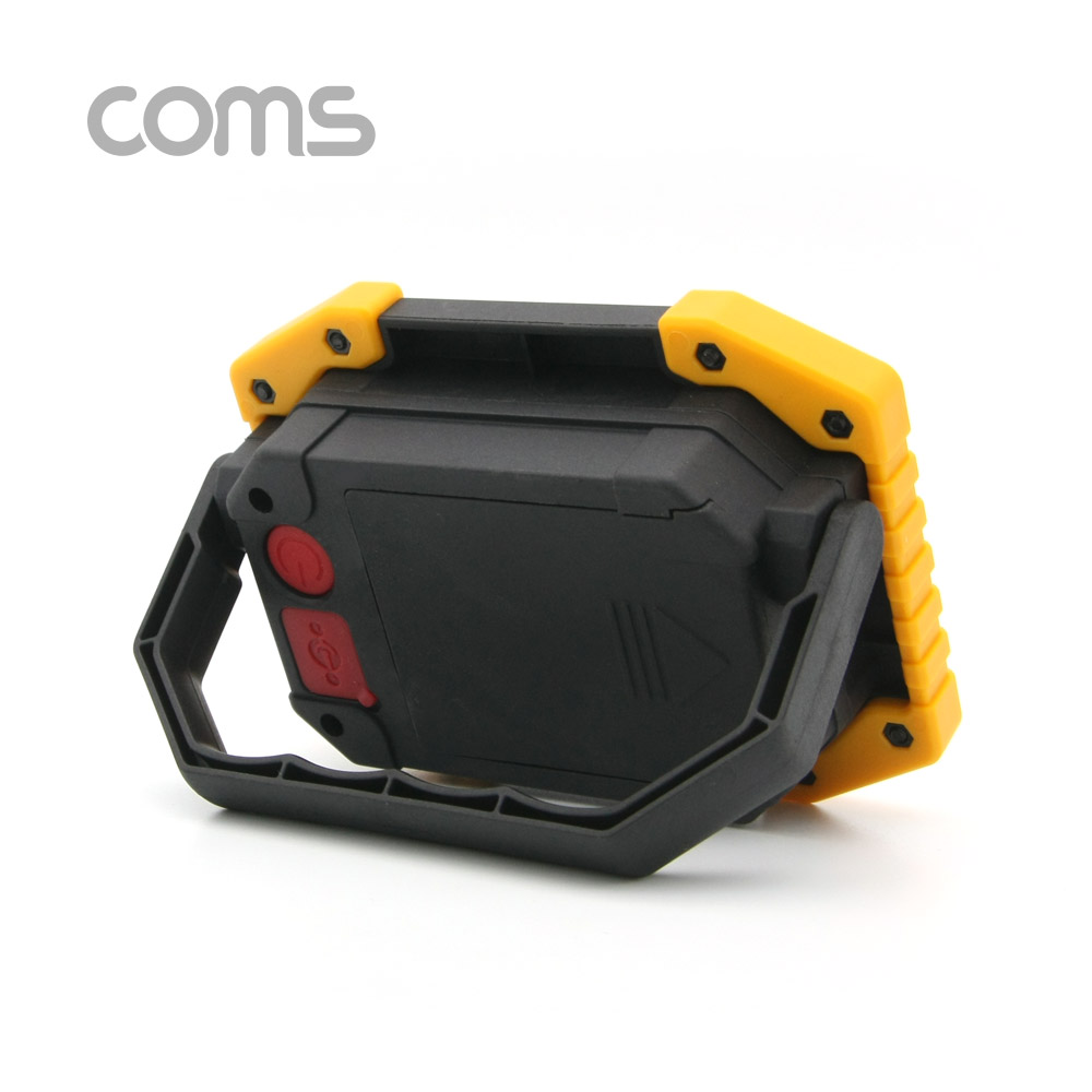 Coms 다용도 LED 램프 / 캠핑용, 작업용 라이트(18650x2 & AAx4) USB 충전 / W839, 2X COB