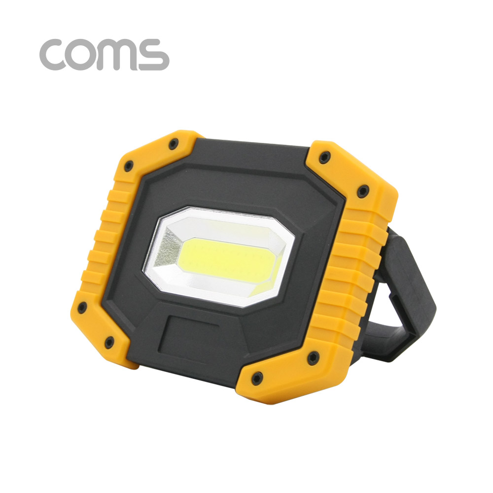Coms 다용도 LED 램프 / 캠핑용, 작업용 라이트(18650x2 & AAx4) USB 충전 / W841, 1X COB