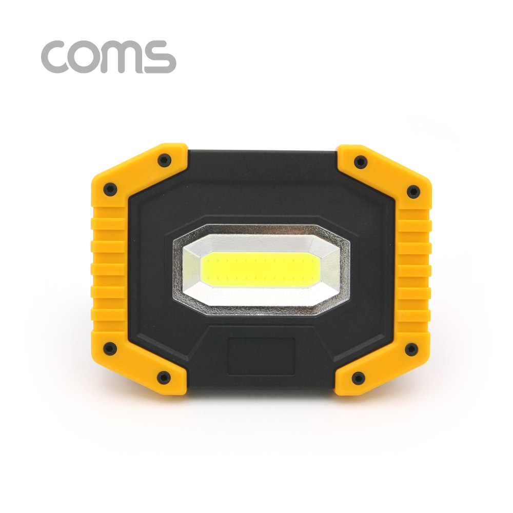 Coms 다용도 LED 램프 / 캠핑용, 작업용 라이트(18650x2 & AAx4) USB 충전 / W841, 1X COB