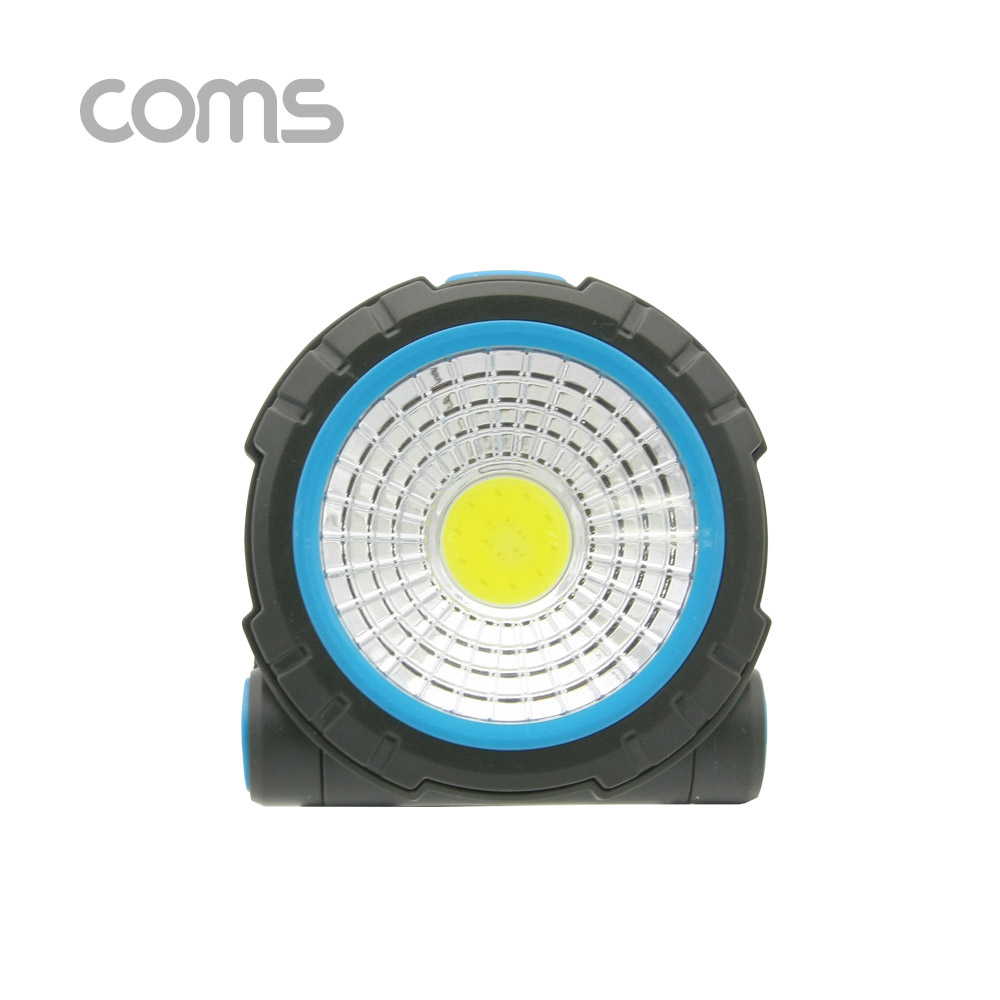 Coms 원형 LED 램프, 자석 / 스탠드거치 , AAAx3, COB LED 타입