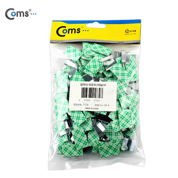 Coms 접착식 마운트 CB-4 (100pcs), 25mm x 15mm