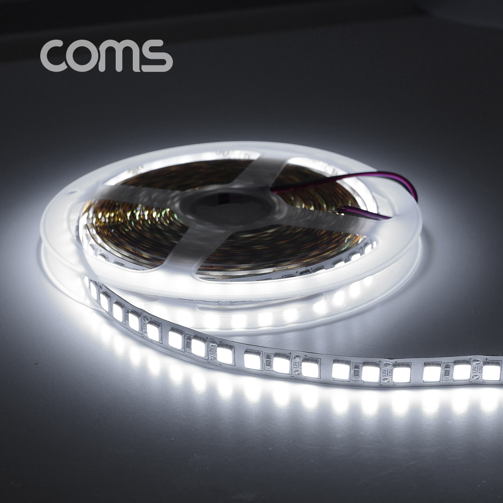 Coms LED 슬림형(줄/띠형), DC전원, 초고휘도 슬림 LED/5M, White
