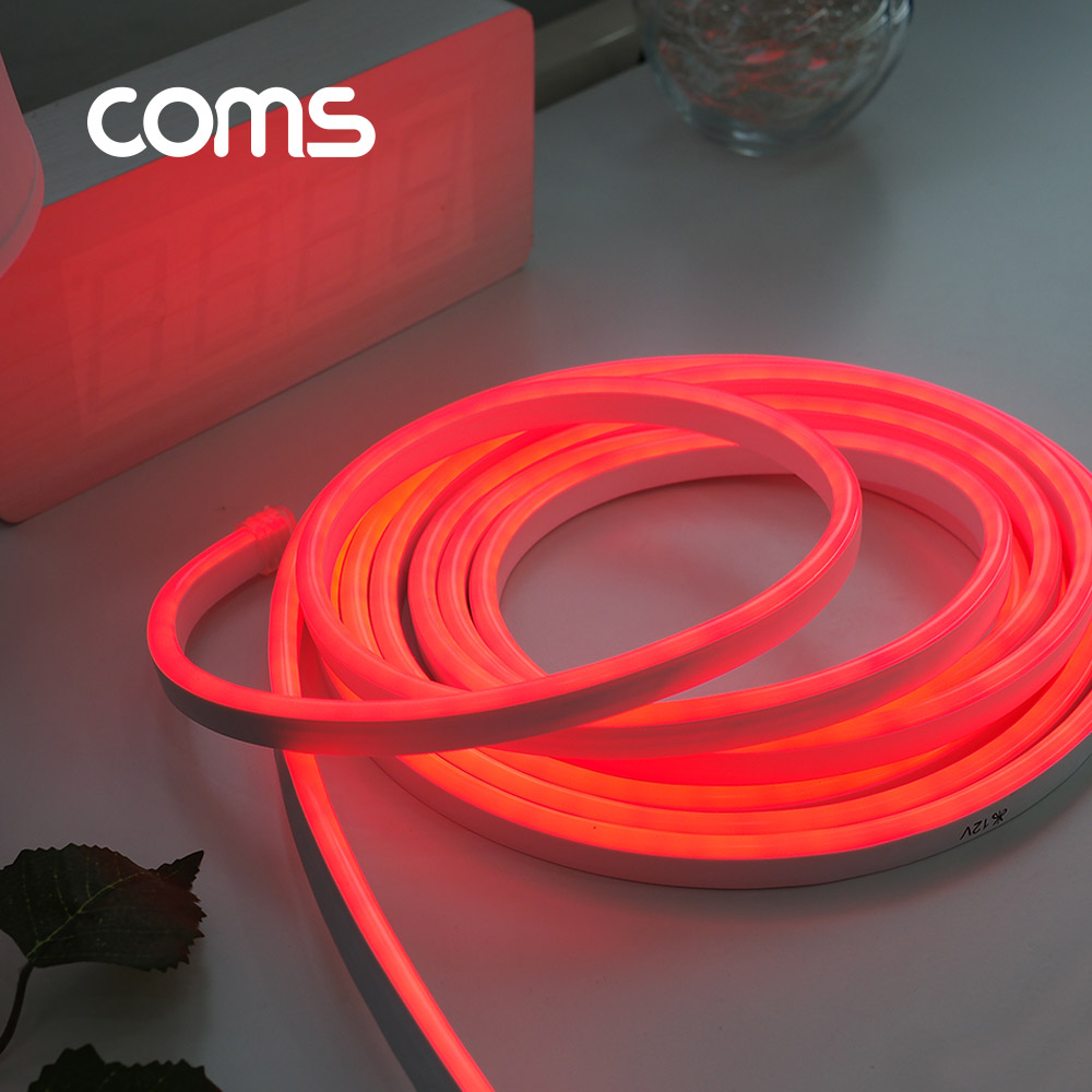 Coms 줄/띠형 LED 슬림형 세트 5M, Red