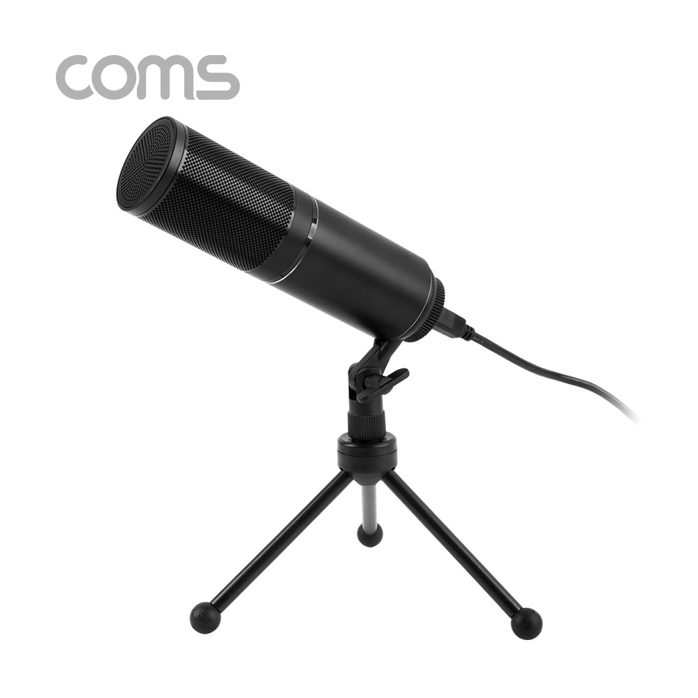 Coms 고급형 마이크(Q9), 콘덴서/USB 마이크 1.8m