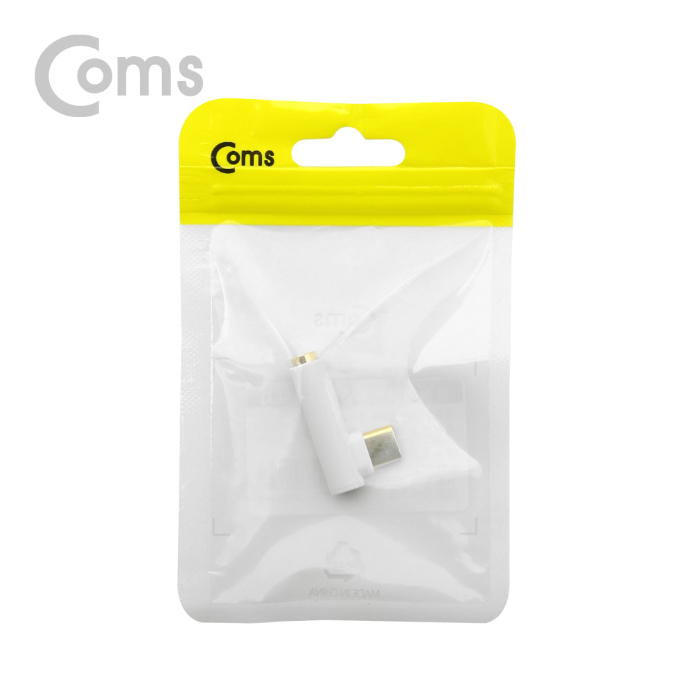 Coms USB 3.1(Type C) AUX 젠더 / 꺾임 / 꺽임 / Type C to AUX / 국내폰 사용불가