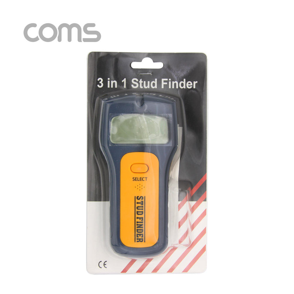 Coms 금속탐지기 / 나무속 / 금속 / 철근 / AC와이어 / 케이블 탐지 / 벽 스캐너 / Stud Finder