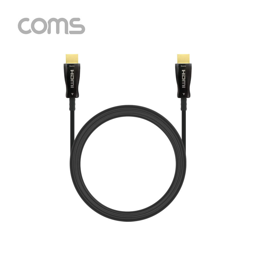 Coms HDMI 2.0 리피터 광 케이블(Optical + Coaxial) 15M / 4K2K@60Hz 지원, 4:4:4