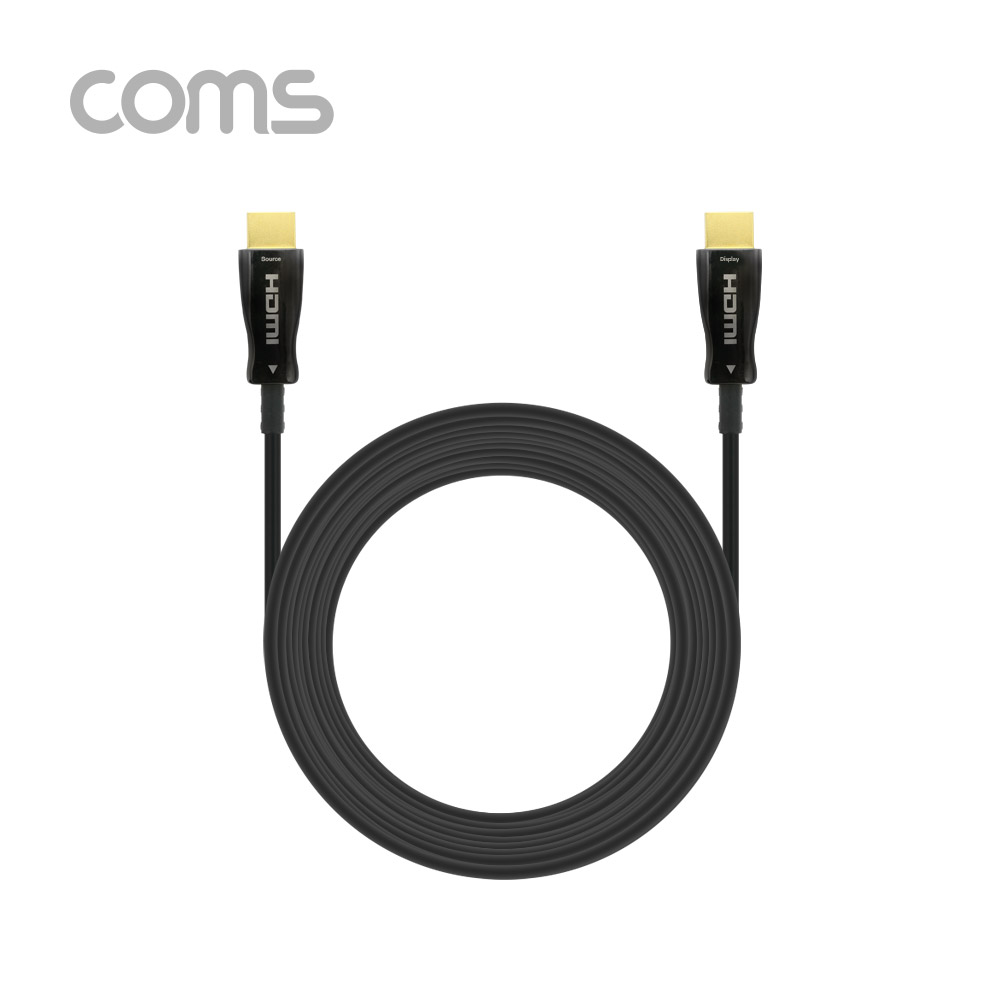 Coms HDMI 2.0 리피터 광 케이블(Optical + Coaxial) 40M / 4K2K@60Hz 지원, 4:4:4