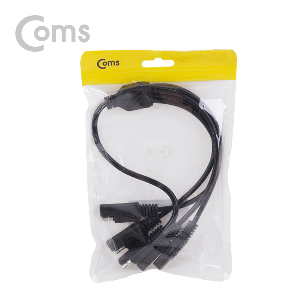 Coms SAE Y형 케이블(4분배) / 전원