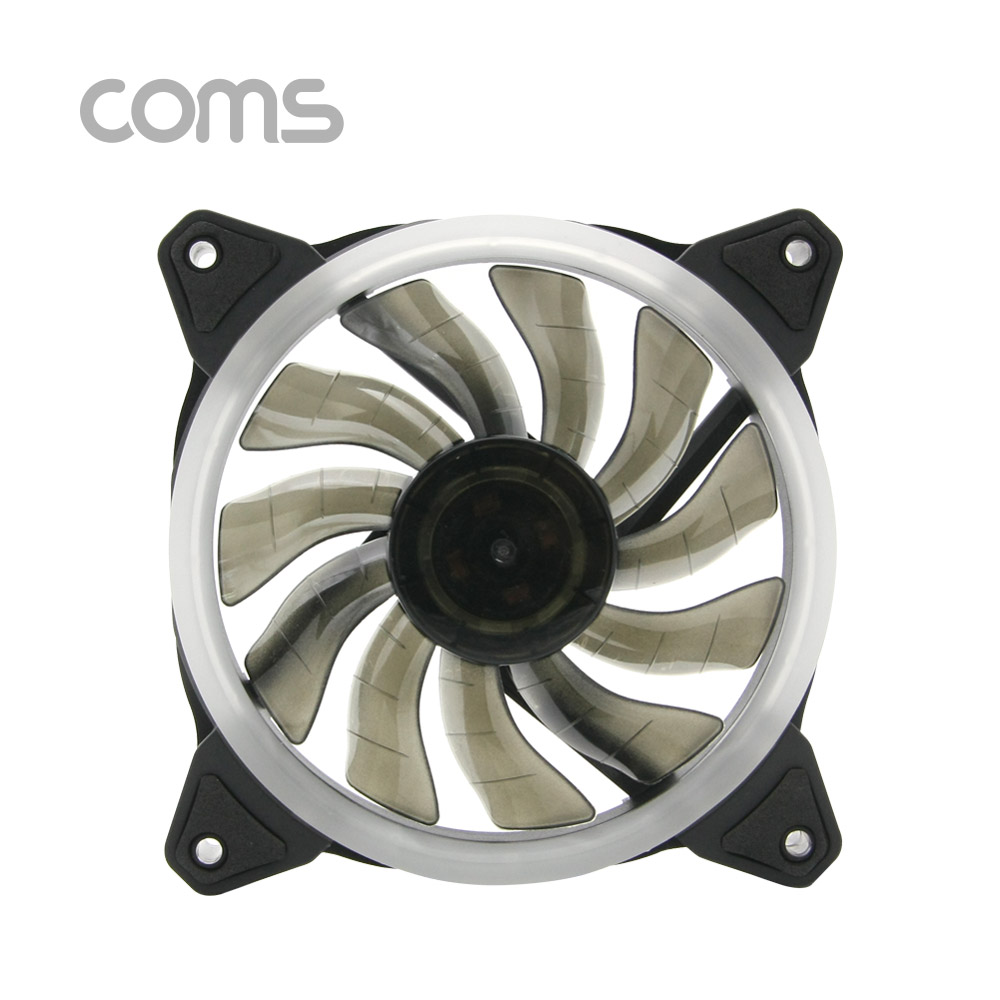 Coms 쿨러 케이스용 CASE, 120mm, Rainbow LED, Cooler