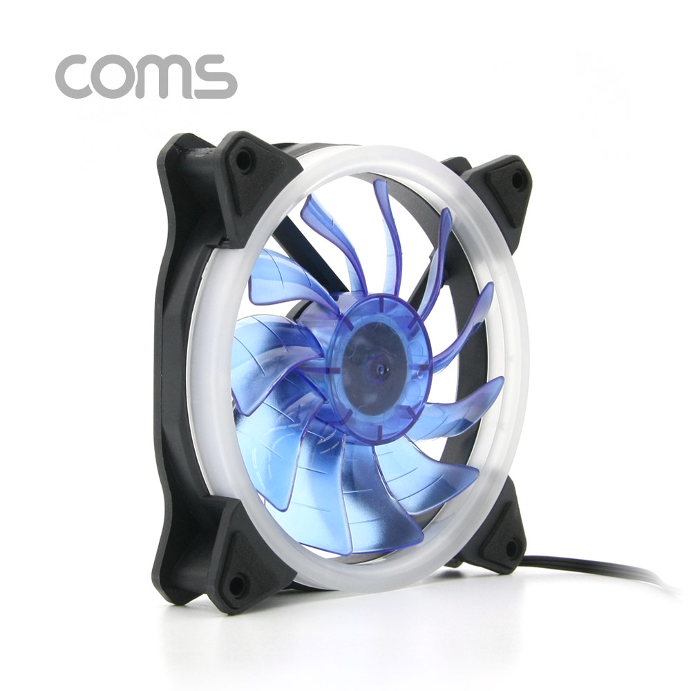 Coms 쿨러 케이스용 CASE, 120mm, Blue LED, Cooler