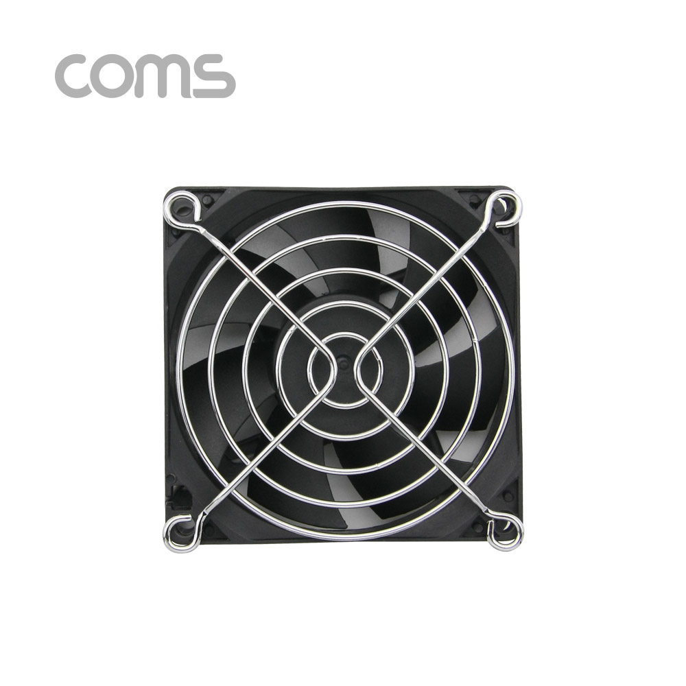 Coms 쿨러 CASE (80mm), 팬 그릴 포함, USB 전원