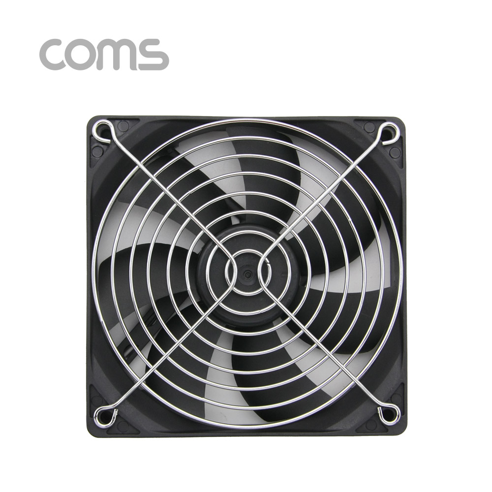Coms 쿨러 CASE (120mm), 팬 그릴 포함, USB 전원