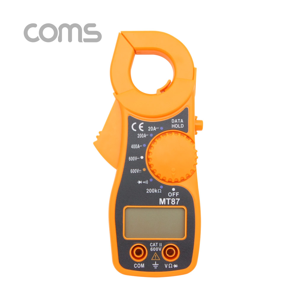 Coms 디지털 클램프 테스터 / DC/AC/AC전류/저항