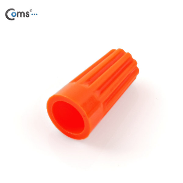 Coms 케이블 컨넥터(100pcs), CHS-P73, 주황/나사형