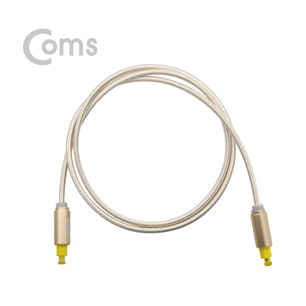 Coms 오디오광케이블(EMK/Gold) 각/각 1M - 4∮, Toslink to Toslink