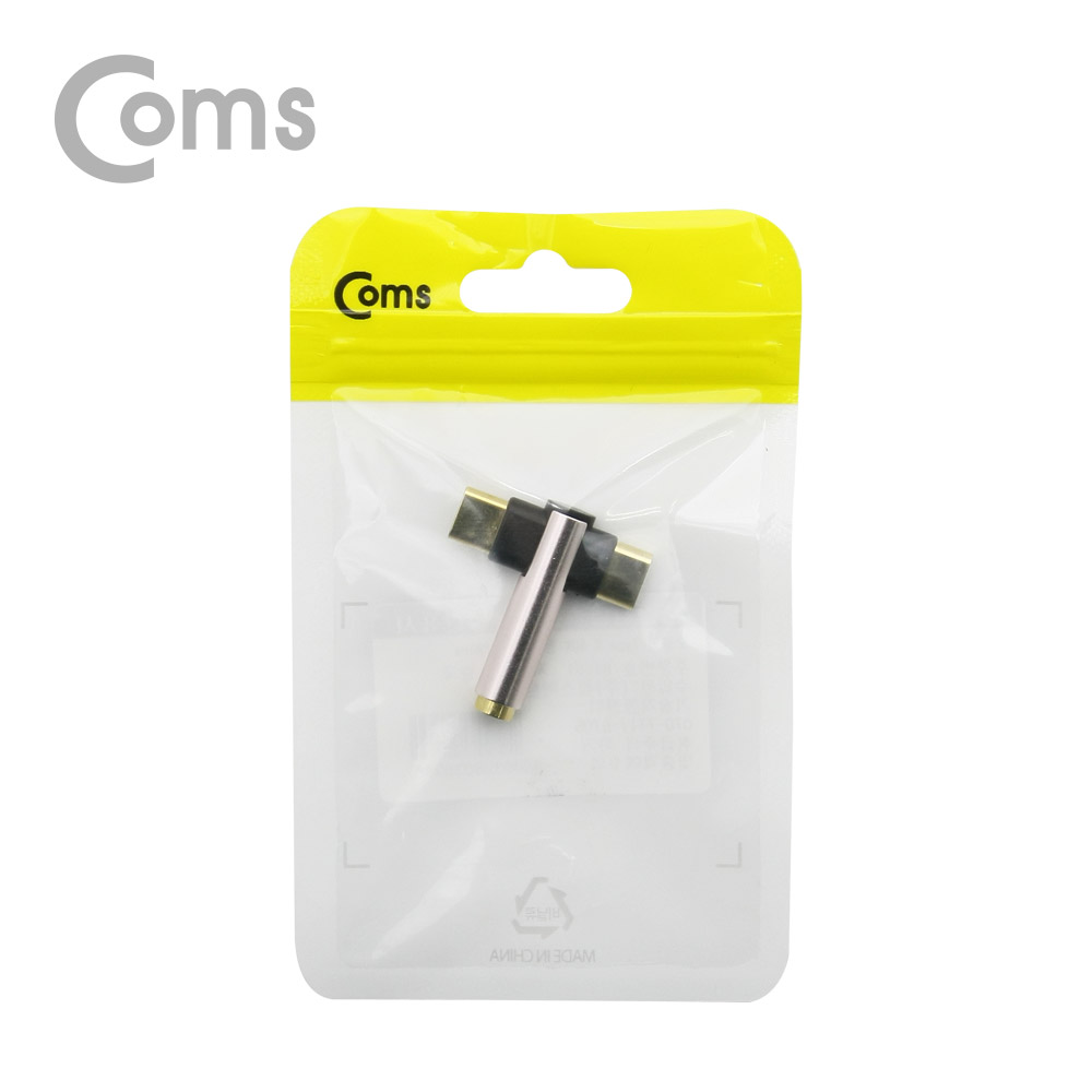 Coms USB 3.1(Type C) AUX 젠더, T형/30mm - Type C/ 이어폰 + 충전 / 화웨이,샤오미 전용(국내폰 사용불가)
