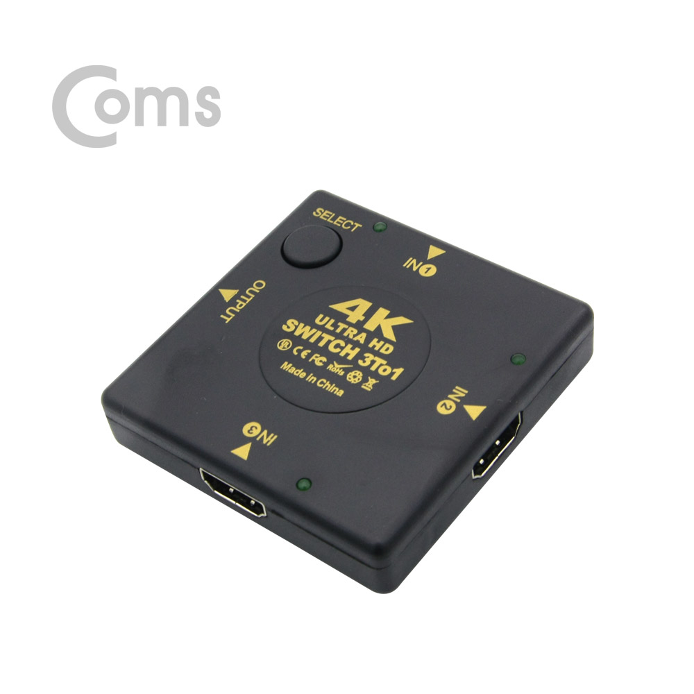 Coms HDMI 선택기(3:1) / 4K2K(Ultra HD) @ 30Hz 지원