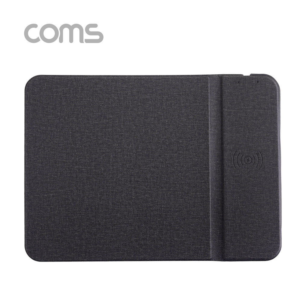 Coms 고속 무선충전 마우스패드 / 스마트폰 무선충전 패드 / QC 2.0 / QC 3.0 퀵차지 지원