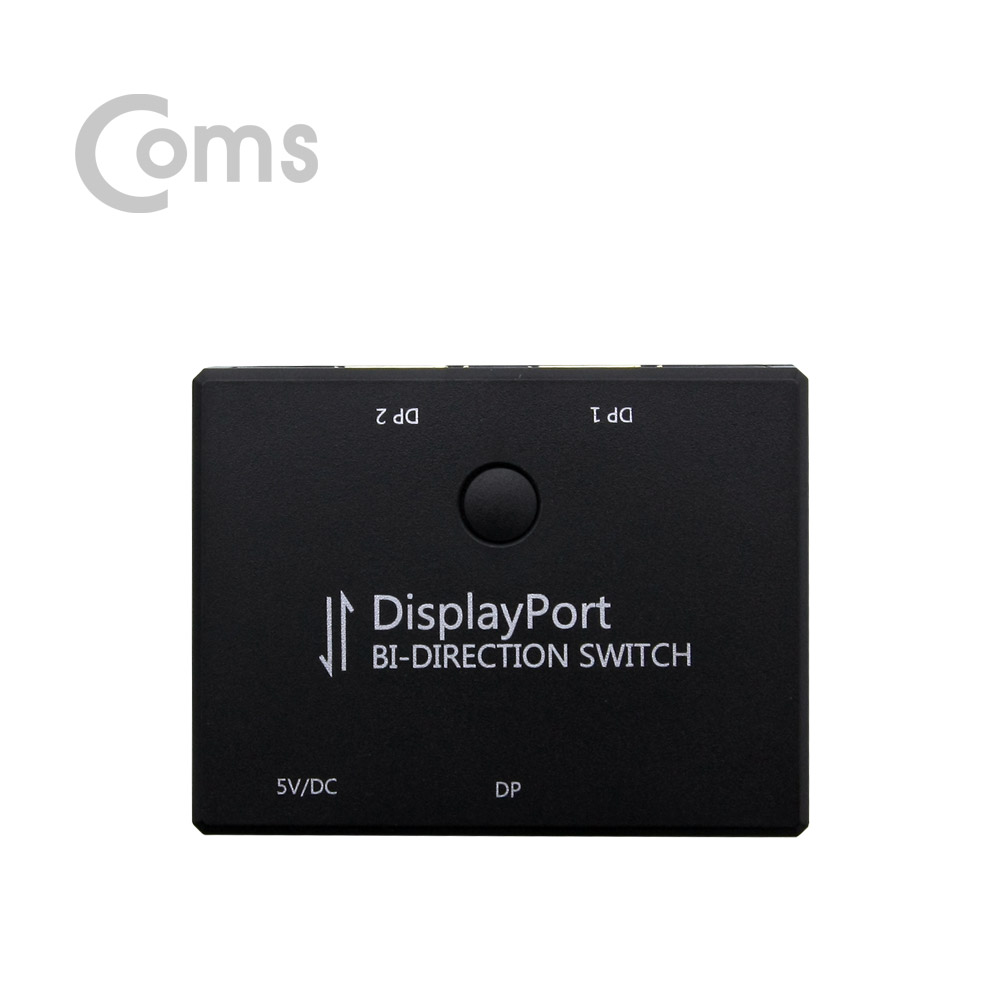 Coms 디스플레이 포트 선택기 1:2, 2:1 (양방향)/ USB to DC3.5 케이블 포함
