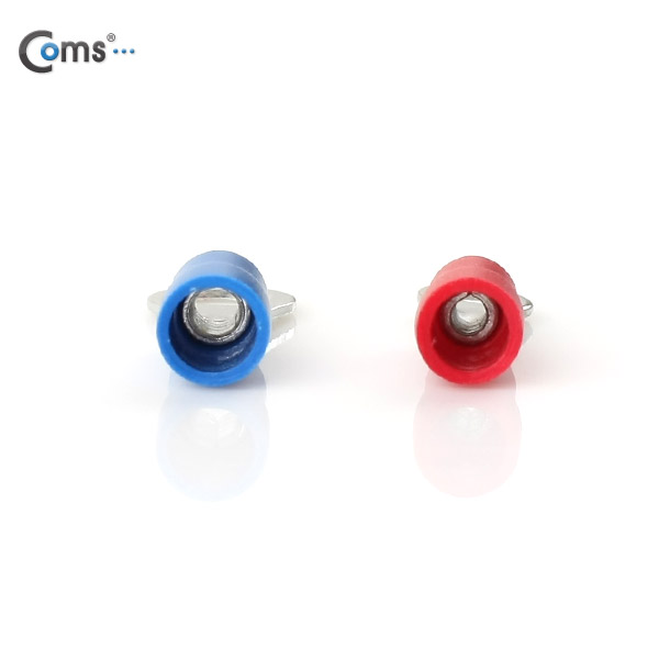 Coms 터미널(100pcs)/ Ring단자, RVS 2-5, 파랑, 5.3mm