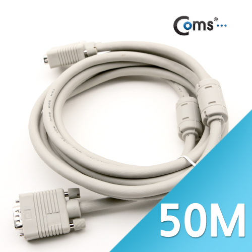 Coms 고급형 모니터 RGB 케이블 50M - M/M 타입
