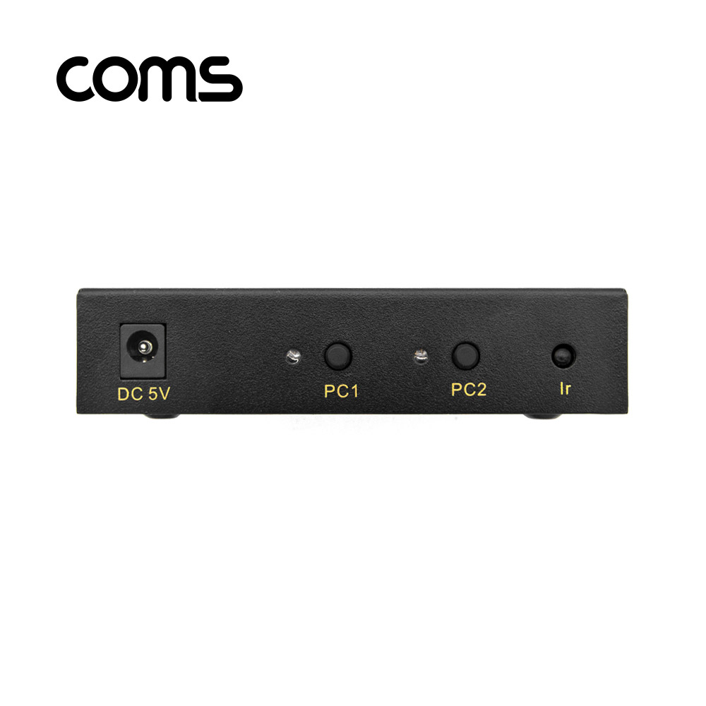 Coms VGA / RGB 선택기 (2:1) / IR기능 / 모니터 Switch / PC - 2Port / 모니터 - 1Port