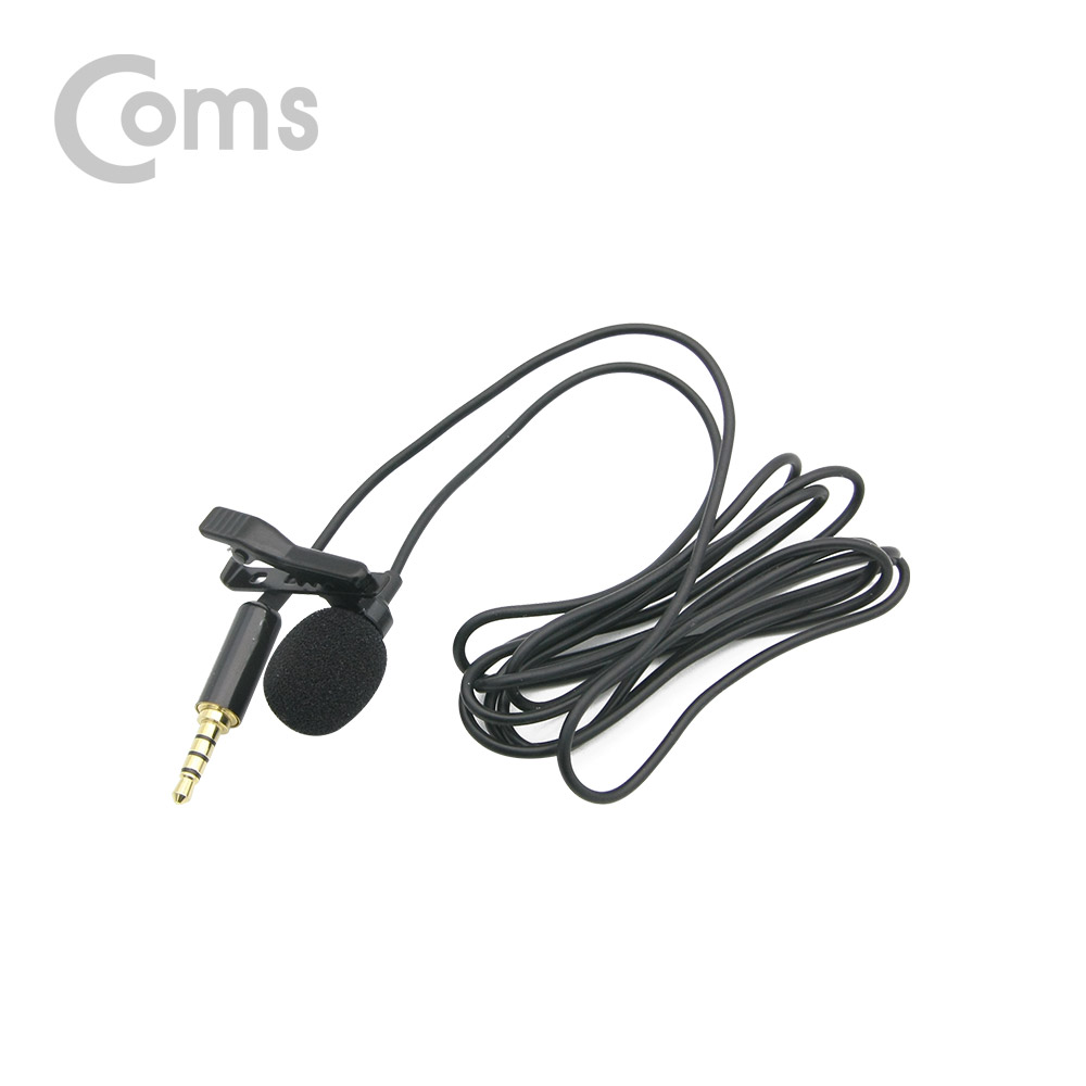 Coms 마이크 (클립형) Single/ 4극 젠더 포함
