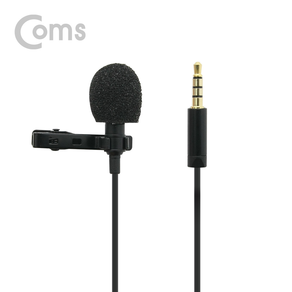 Coms 마이크 (클립형) Single/ 4극 젠더 포함