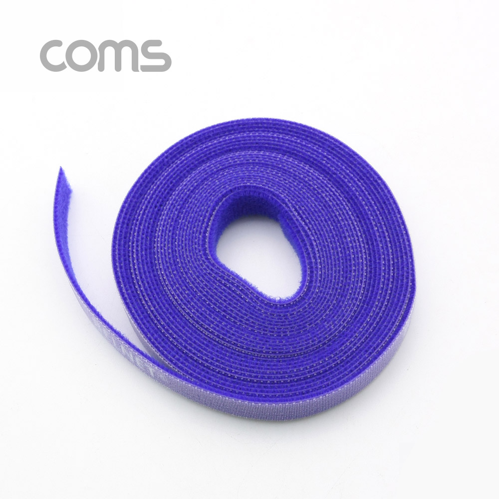 Coms 벨크로 타이 Blue 5M, 12mm