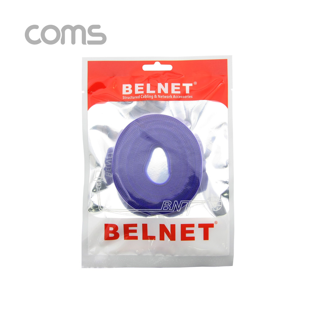 Coms 벨크로 타이 Blue 5M, 12mm