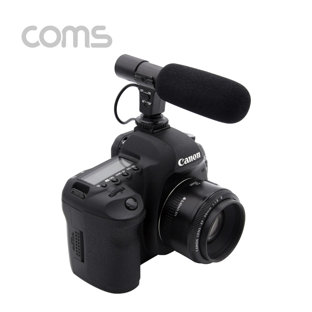 Coms 카메라용 스테레오 마이크 (MIC-01) / 디지털 카메라 / 동영상 촬영