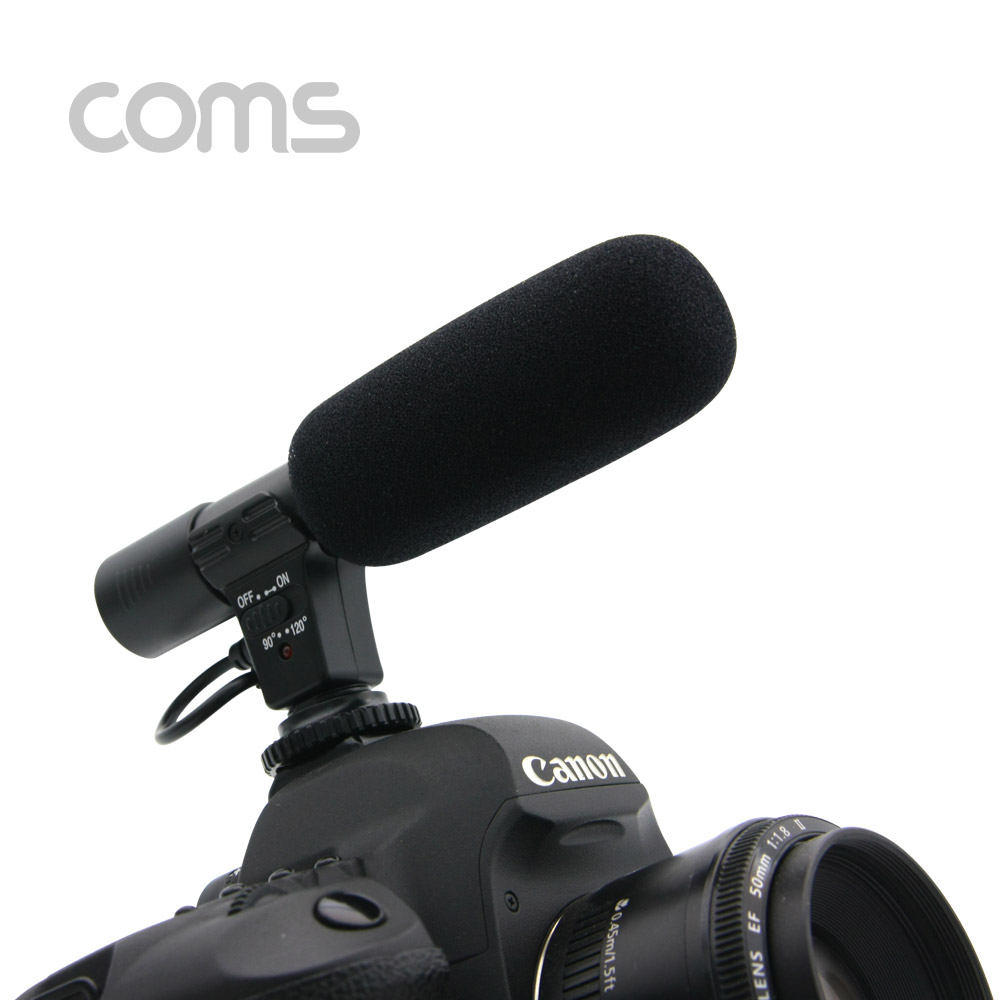 Coms 카메라용 스테레오 마이크 (MIC-01) / 디지털 카메라 / 동영상 촬영
