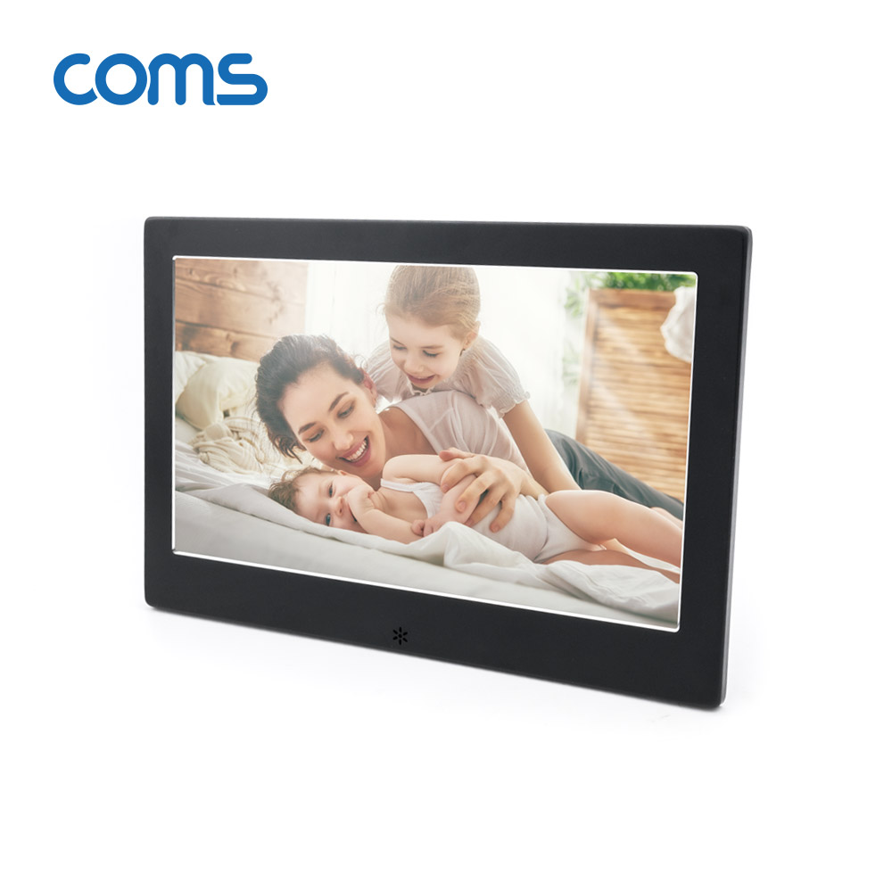 Coms 10형 스마트 디지털 포토액자 / 전자액자 / 디지털 액자(사진 / 동영상 / 시계 / 달력)