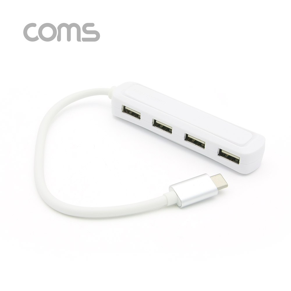 Coms USB 3.1(Type C) 허브 / USB 2.0 / 4 Port