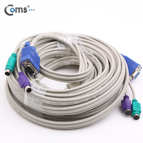 Coms KVM 케이블 연장 15M (M/F)