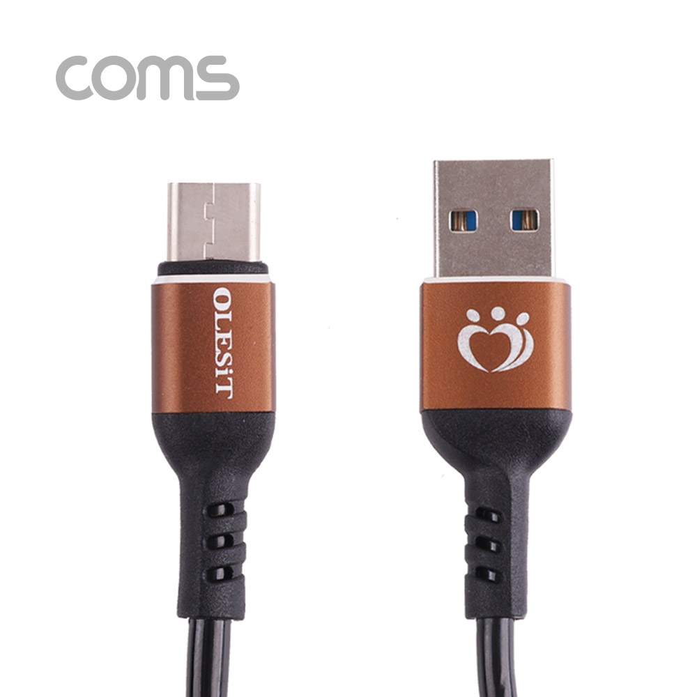 Coms USB 3.1 케이블(스프링) 최대 1.5M / Type C