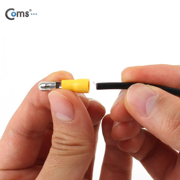 Coms Bullet 터미널(100pcs), MPD 5.5-195, 노랑, Male