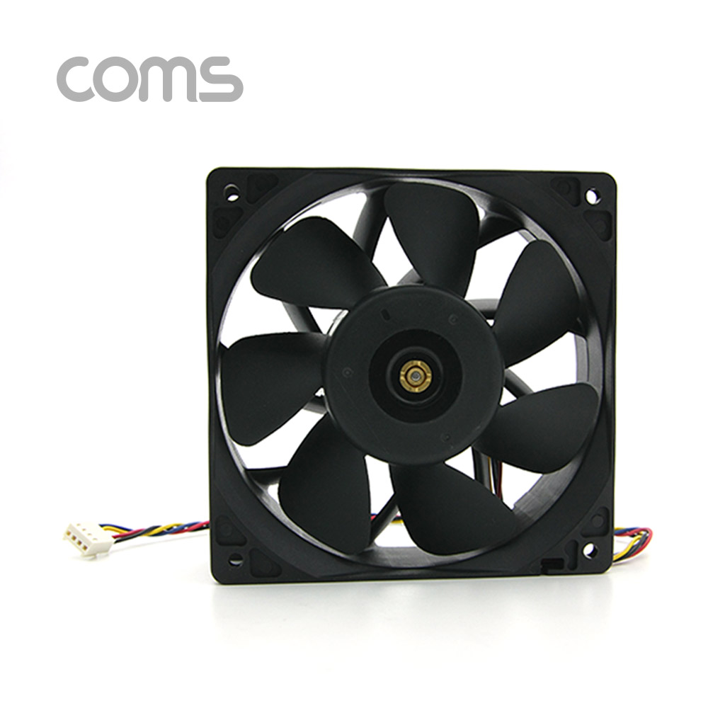 Coms 쿨러 CASE (120mm) 2.7A, 120mm x 37mm / DC 브러시리스 팬 / DC12V / Cooler