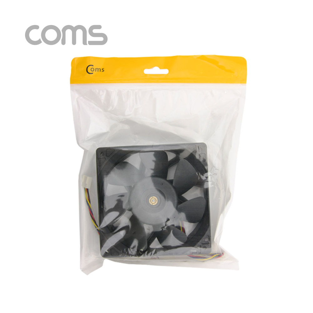 Coms 쿨러 CASE (120mm) 2.7A, 120mm x 37mm / DC 브러시리스 팬 / DC12V / Cooler
