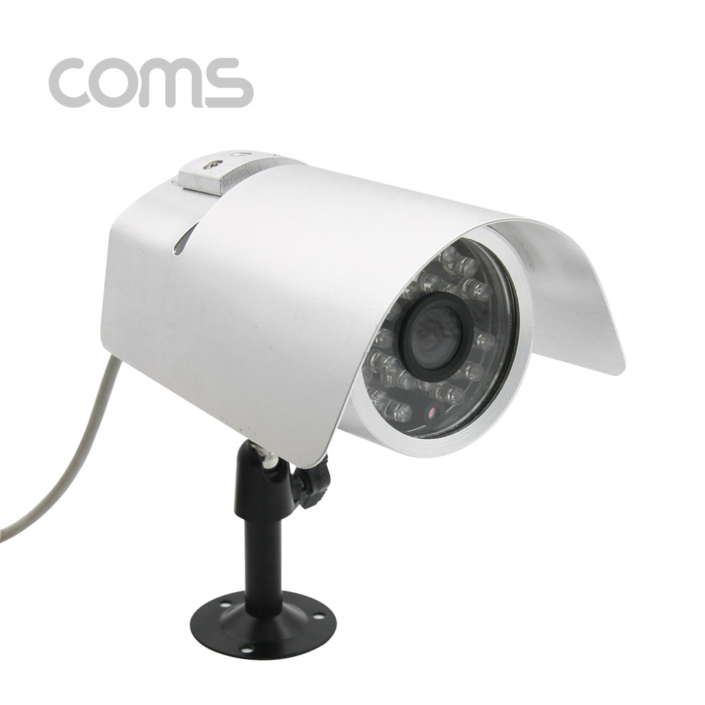 Coms CCTV 거치대(Metal/Black) 1관절 8cm